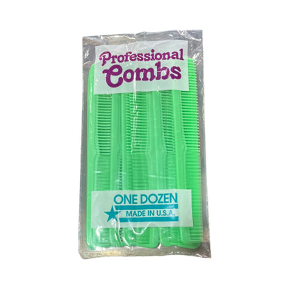 7" Styling Comb w/Inch Marks (Bag of 12 combs)