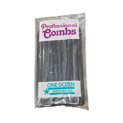 7" Styling Comb w/Inch Marks (Bag of 12 combs)