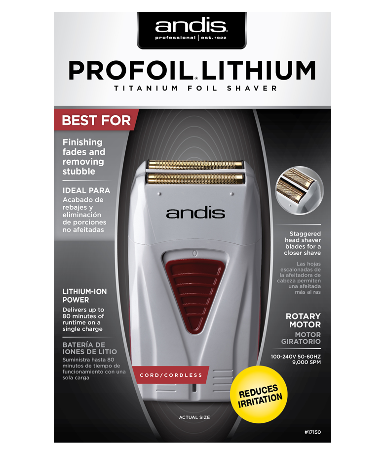 Andis ProFoil® Lithium Titanium Foil Shaver