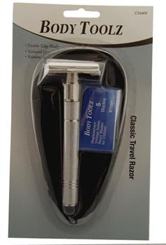 Classic Shaving Razor with Travel Case