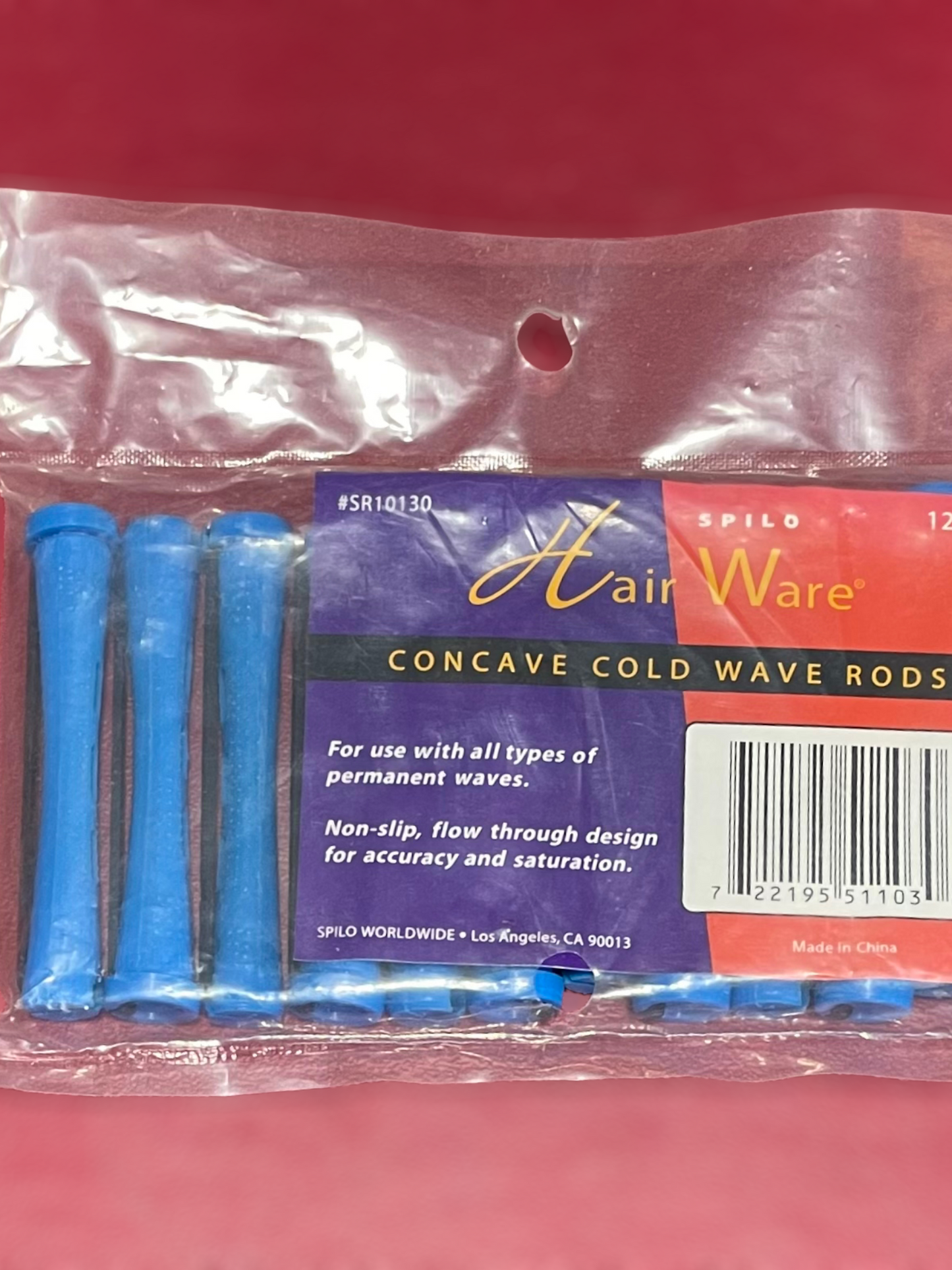 Spilo Hair Ware Concave Cold Wave Rods