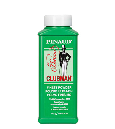 CLUBMAN FINEST POWDER, WHITE, 4 OZ